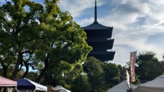 【弘法さんの日にお参り】東寺で出会うご縁と骨董のひととき